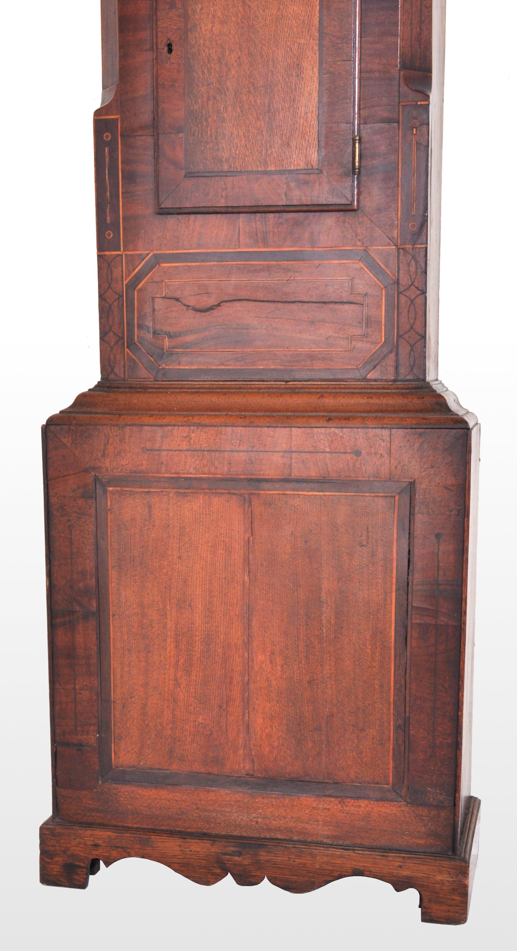 Mahogany Antique English 8Day Georgian Longcase/Grandfather Clock C. Sewell Bradford 1820