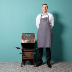 Antique English Aesthetic Movement Fire Grate