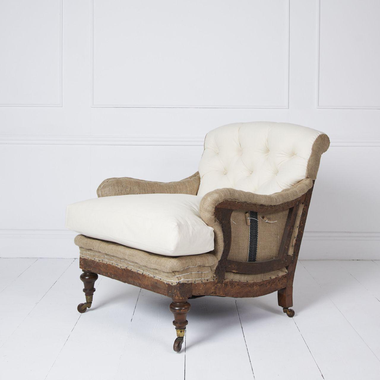 XIXe siècle Fauteuil anglais ancien