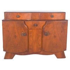 Antique English Art Deco Sideboard