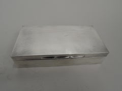 Antique English Art Deco Sterling Silver Box