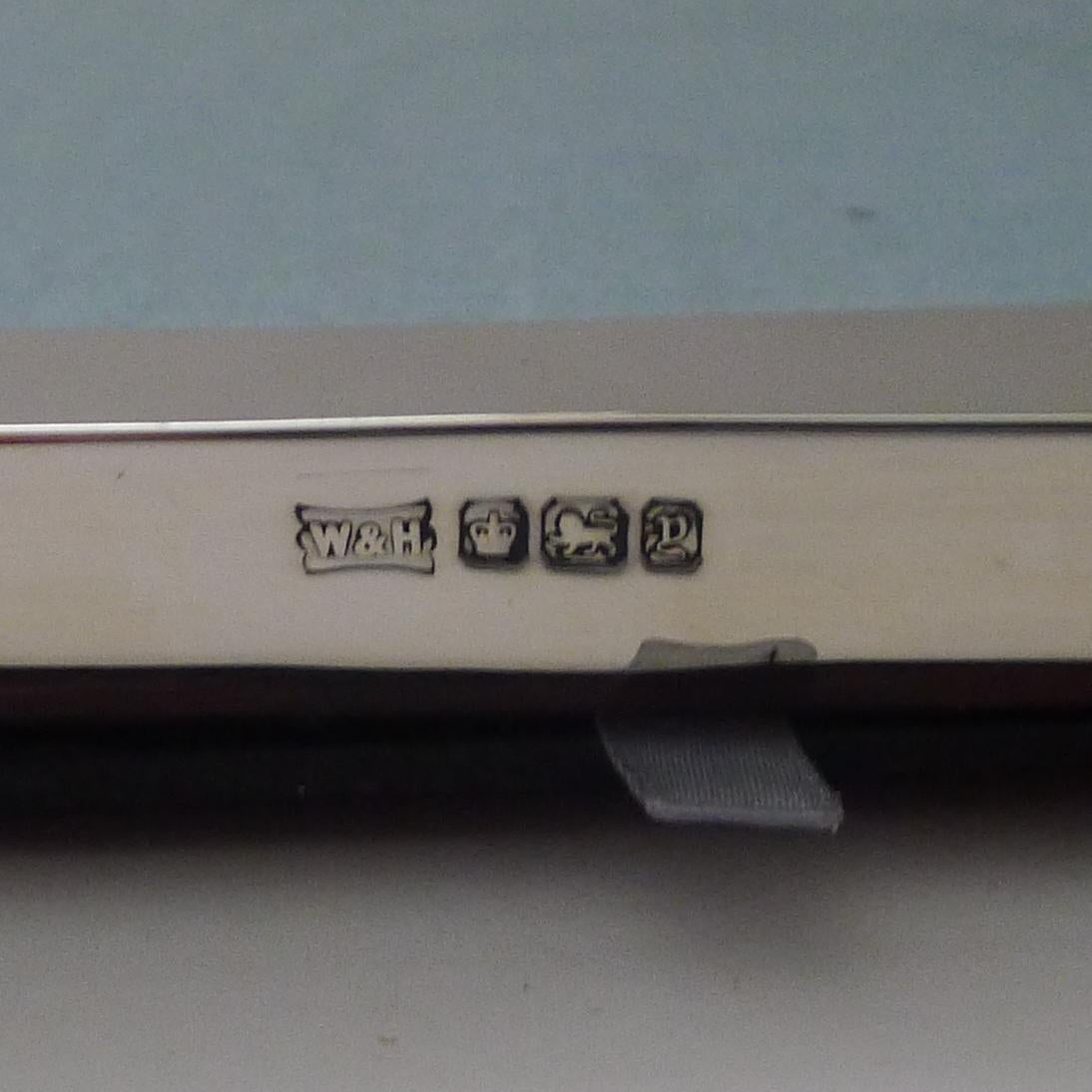 Cadre ancien en argent sterling de style Art Deco anglais en vente 2