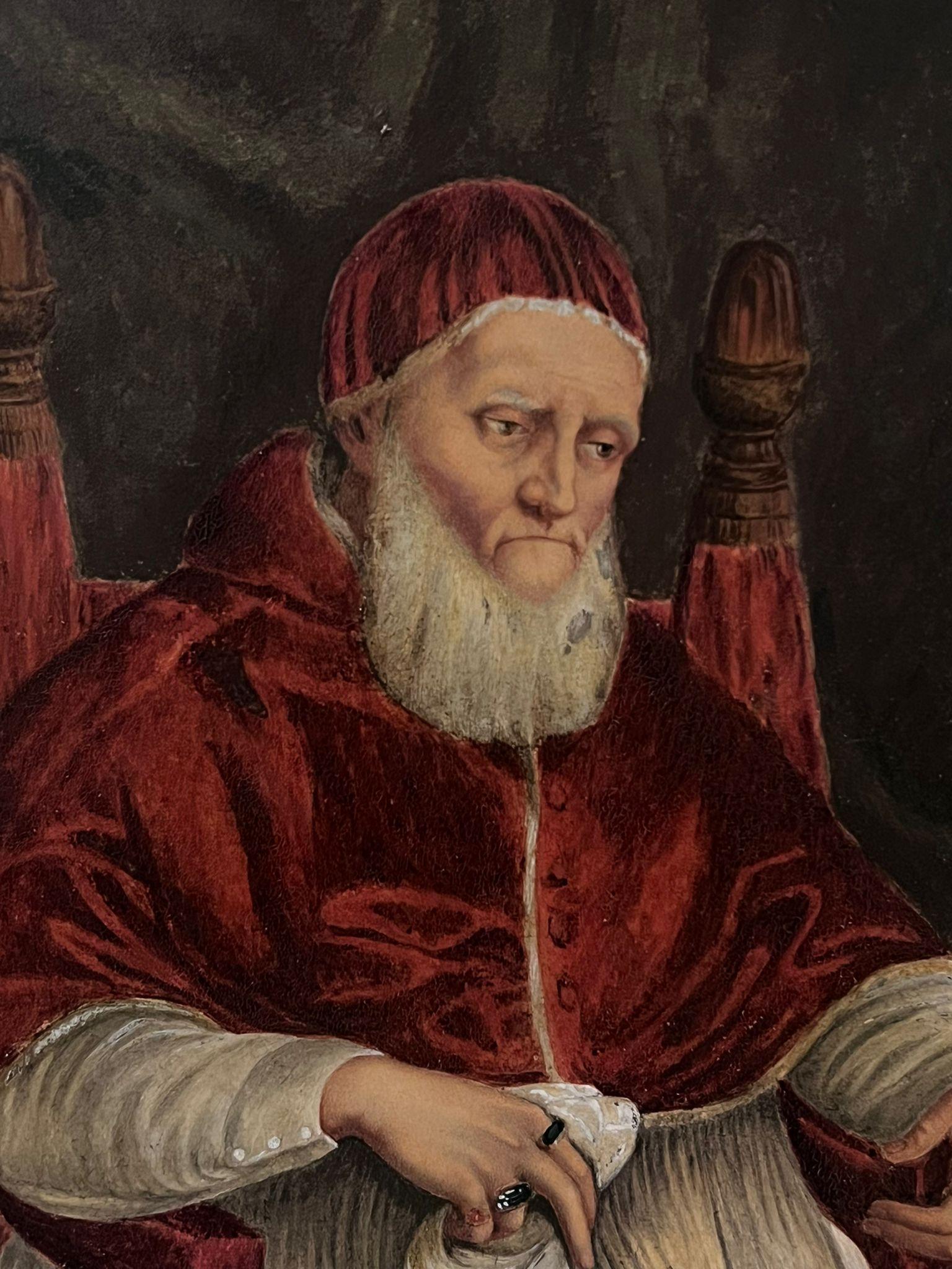 Siglo XIX Retrato de un cardenal sentado en el interior Acuarela finamente pintada en venta 1