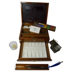 Antique English Artist's Watercolour Box, J. Newman's, c.1830