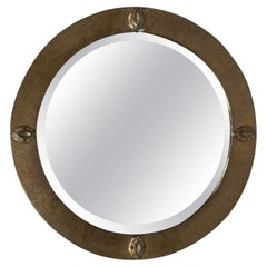Antique miroir circulaire anglais Arts and Crafts Liberty and Co London