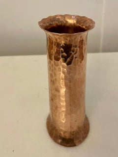 Antique English Arts and Crafts Collection of Hand Hammered Copper Items