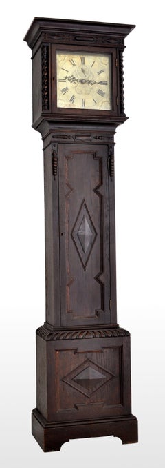 English Arts & Crafts 8-Day Longcase Clock by Maple of London:: circa 1890