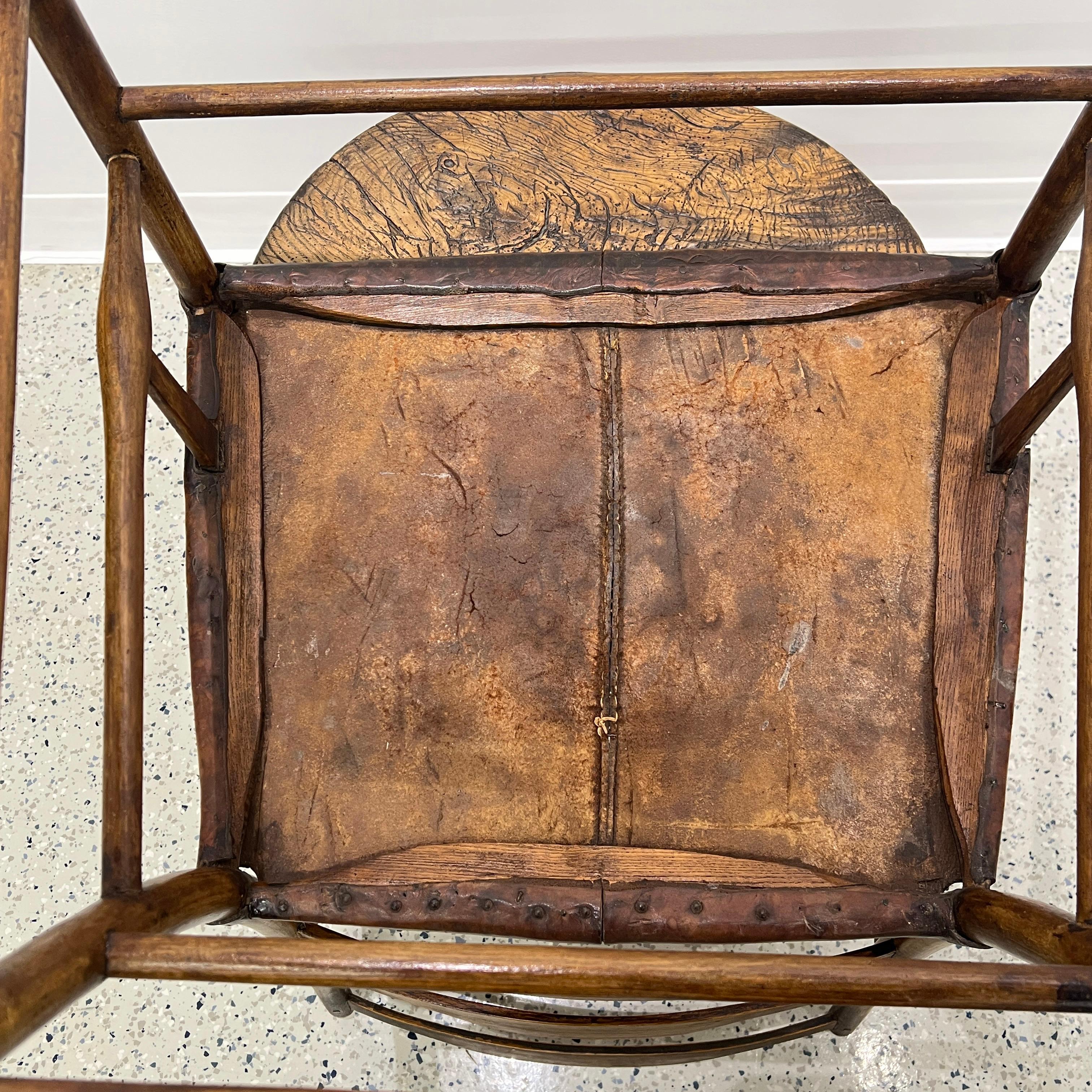 Antique English Arts & Crafts Guild of Handicraft Arm Chair Ca. 1890s For Sale 4