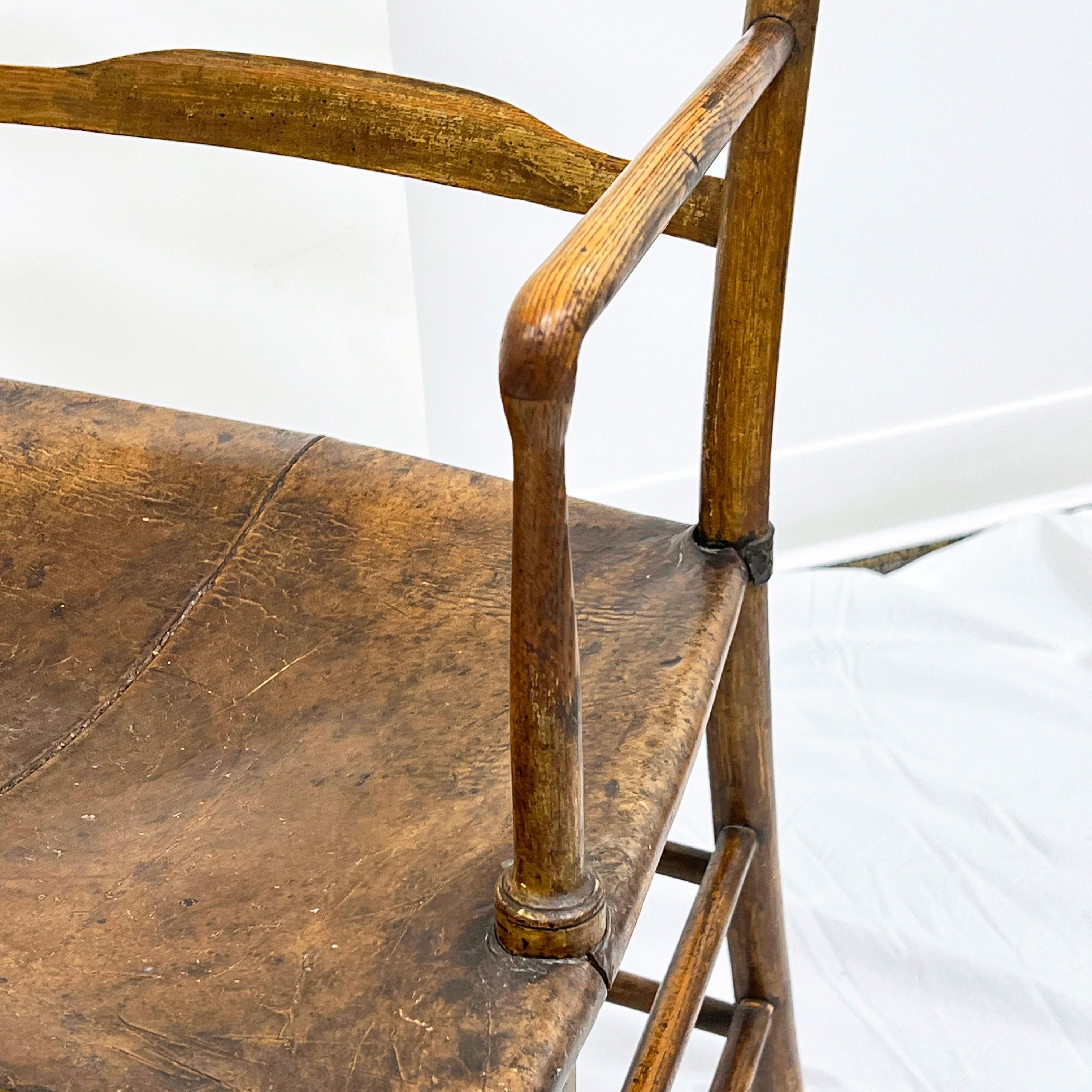 Antique English Arts & Crafts Guild of Handicraft Arm Chair Ca. 1890s For Sale 1