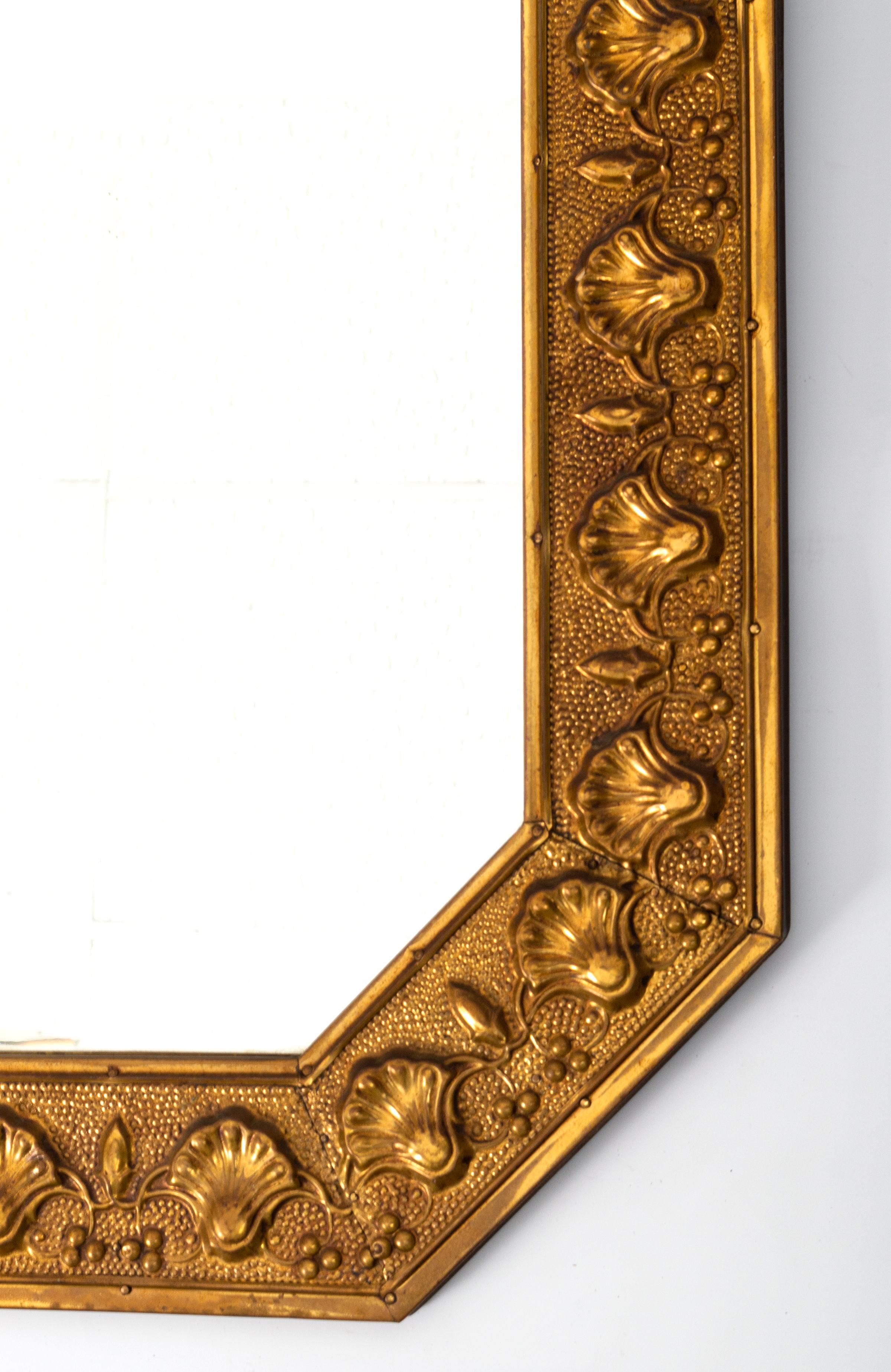 gold mirror long