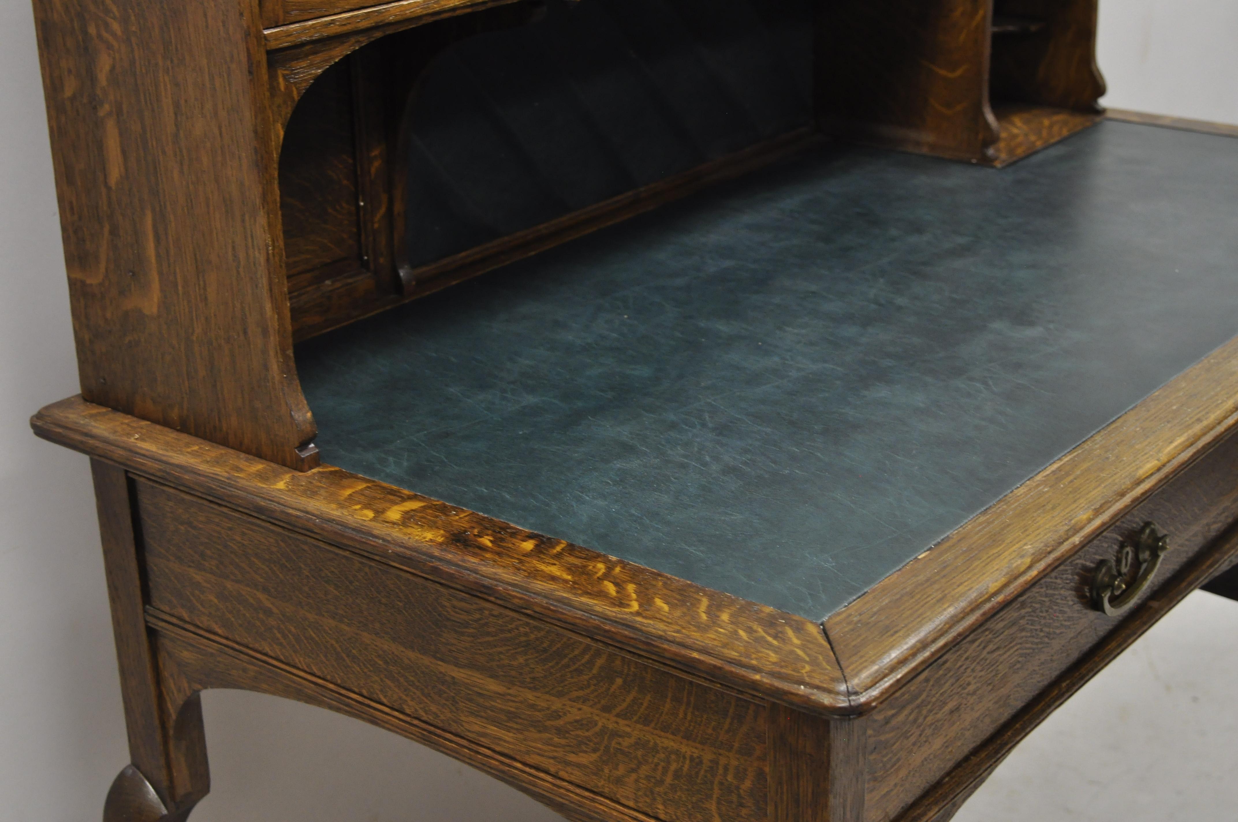 antique writing desk with hutch