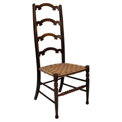 Antique English Arts & Crafts William Birch Liberty & Co. Ladder Back Chair