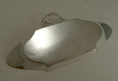 Antique English Asparagus Serving Set by Hukin and Heath, circa 1900