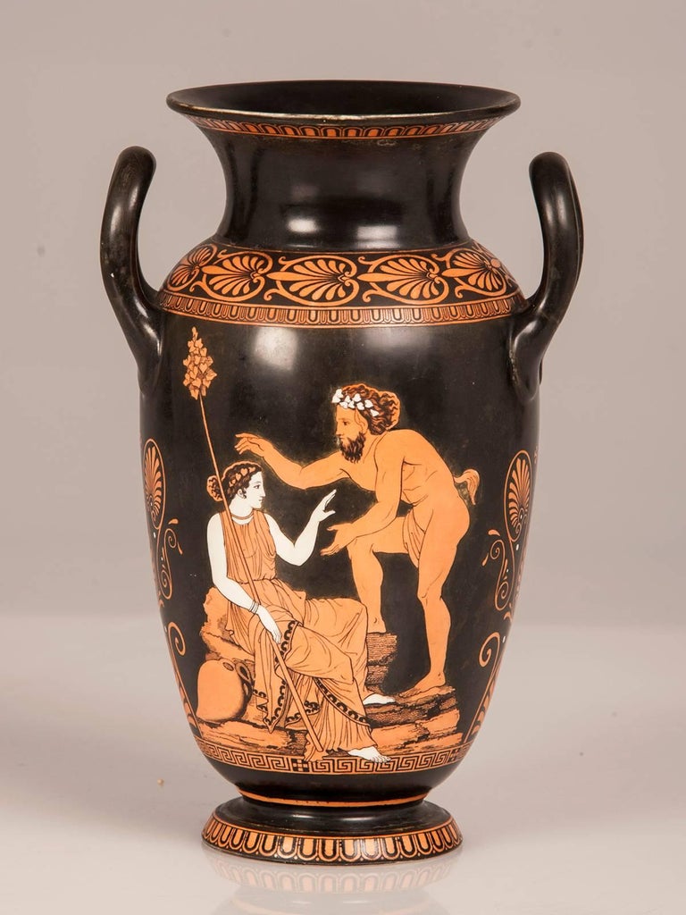 Antique English Attic Red Figure Greek Vase, England, circa 1890 at 1stdibs