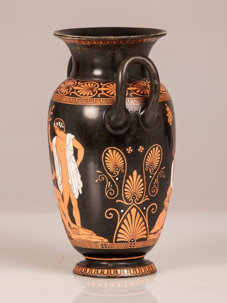 Antique English Attic Red Figure Greek Vase, England, circa 1890 at 1stdibs