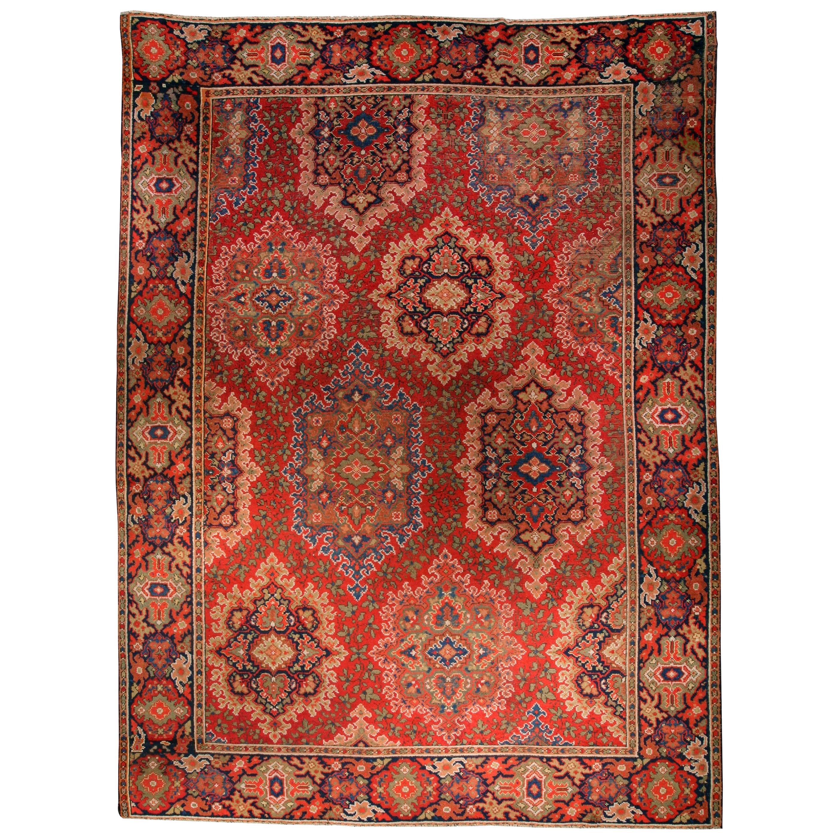 Antique English Axminster Rug For Sale At 1stdibs