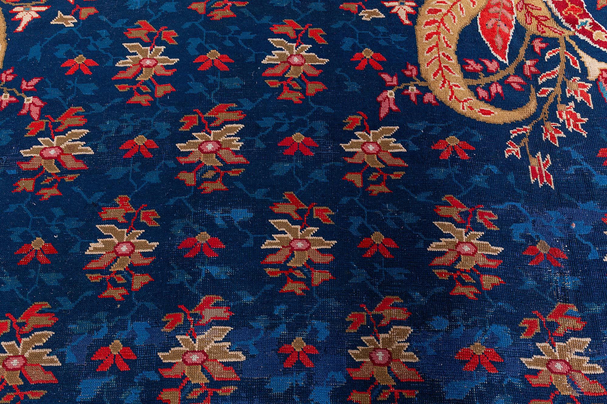 Britannico Tappeto antico inglese Axminster Doris Leslie Blau in vendita