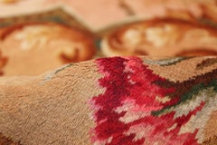 Antique English Axminster Rug. Size: 12 ft x 13 ft 3 in