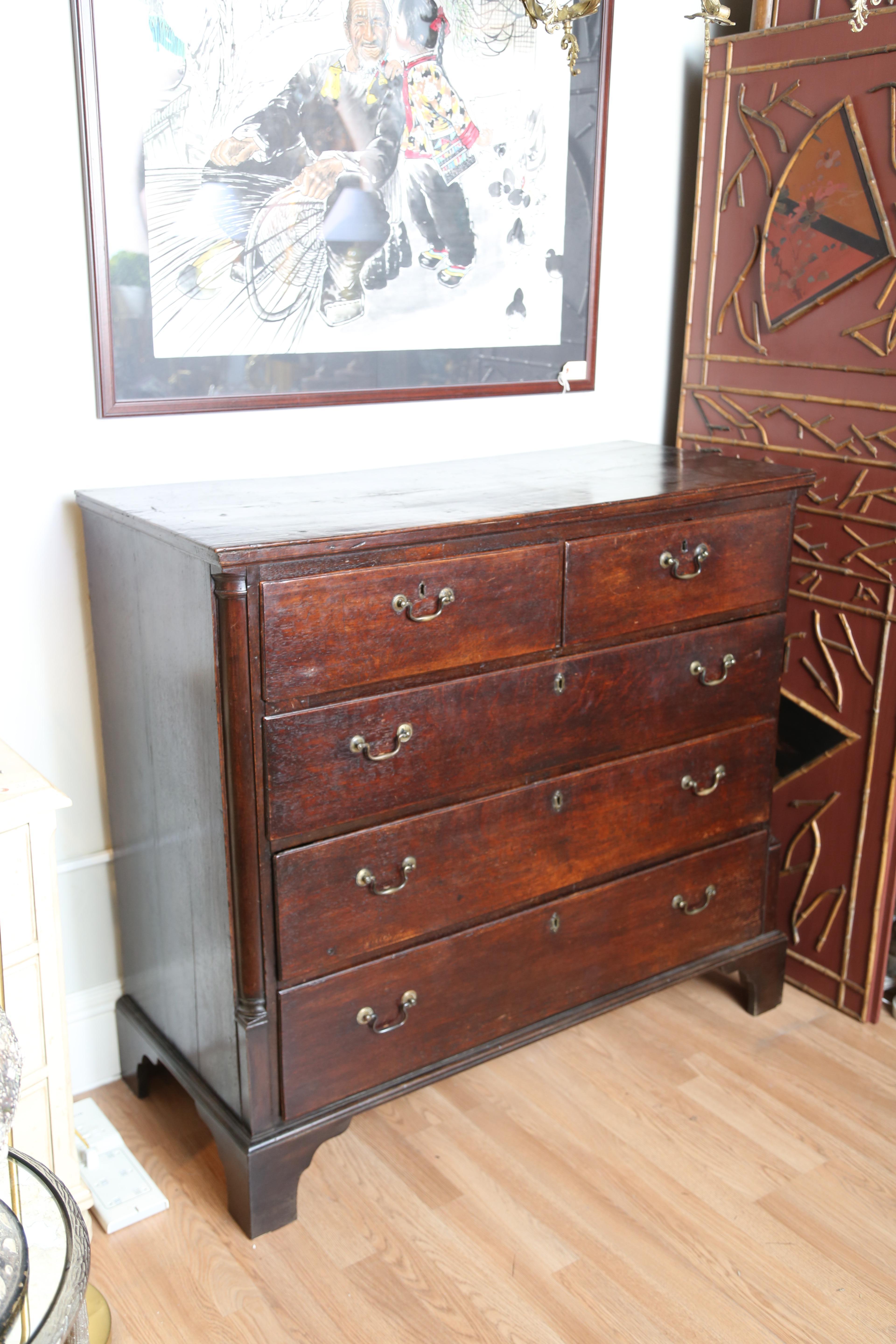 Antique Chippendale English Bachelor's Chest 3