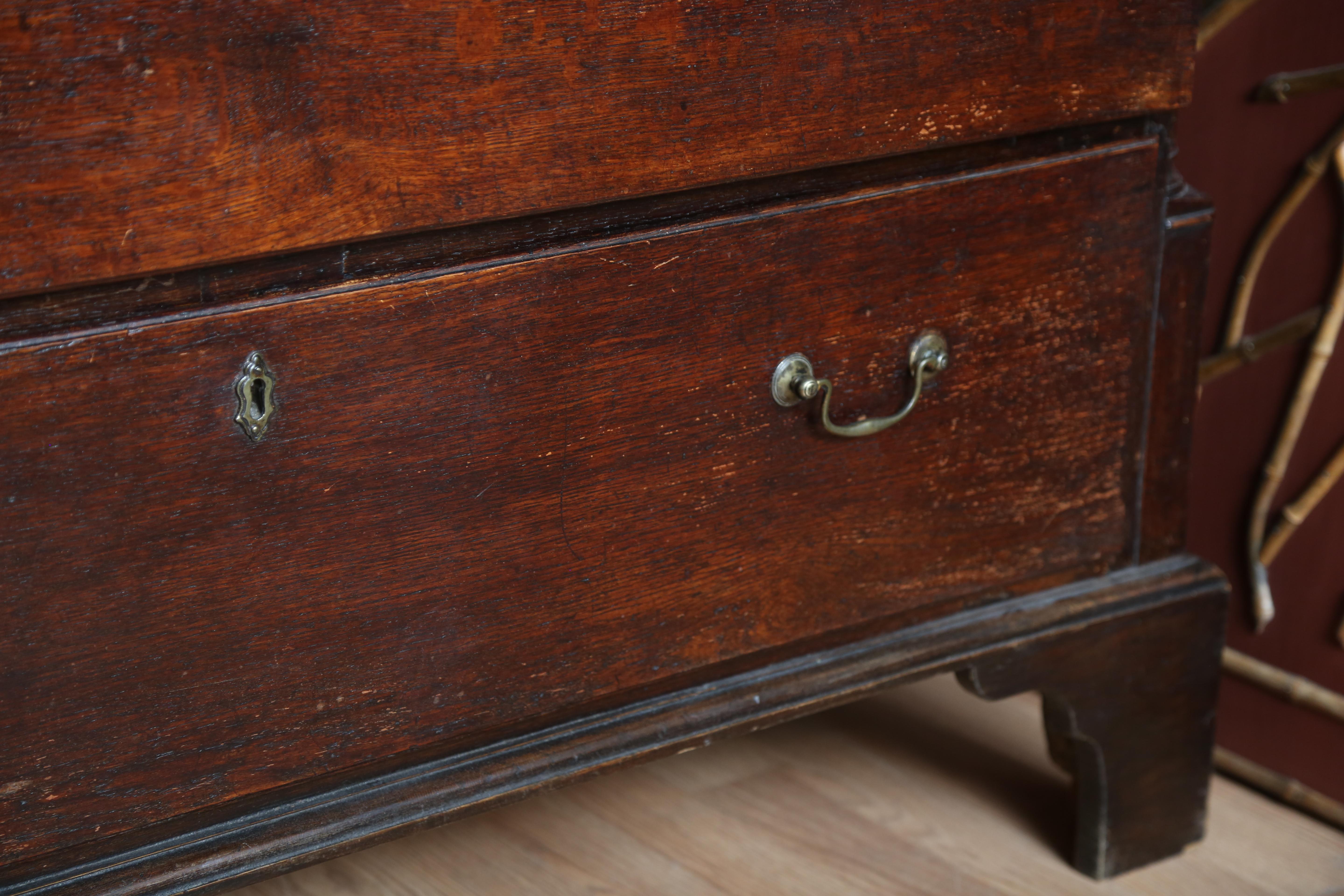 Antique Chippendale English Bachelor's Chest In Good Condition In West Palm Beach, FL