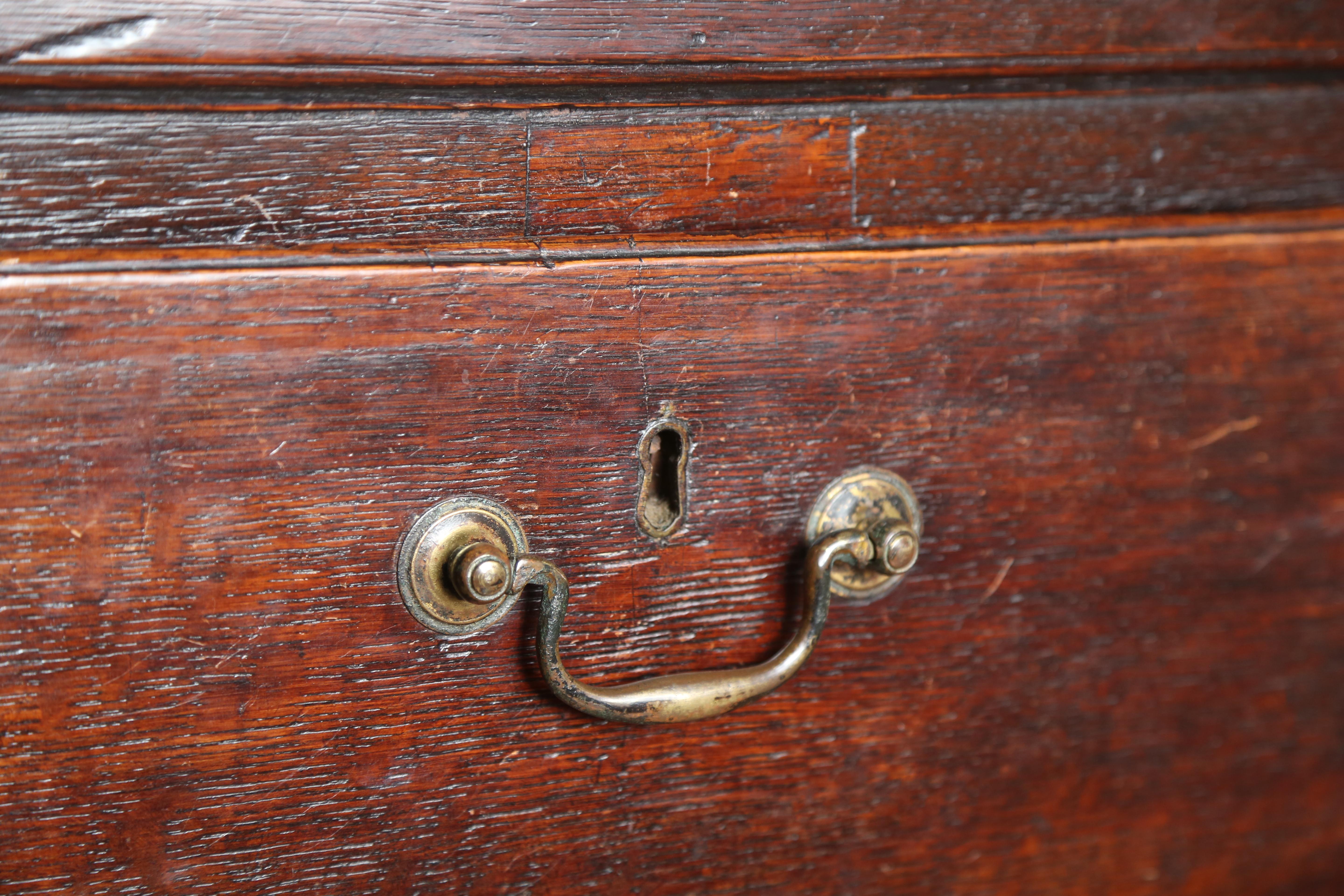 18th Century and Earlier Antique Chippendale English Bachelor's Chest