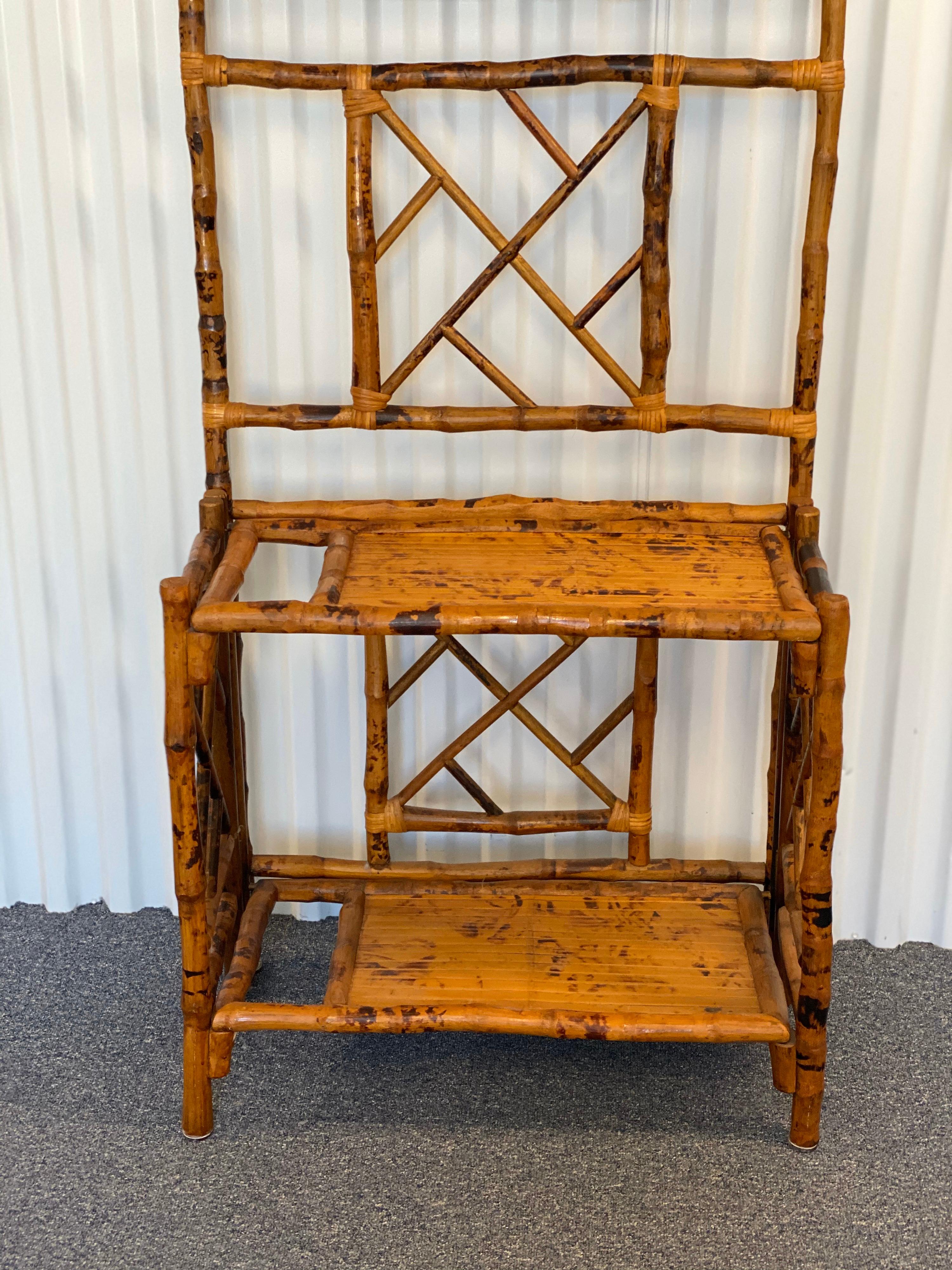 20th Century Antique English Bamboo Coat Rack Hall Stand