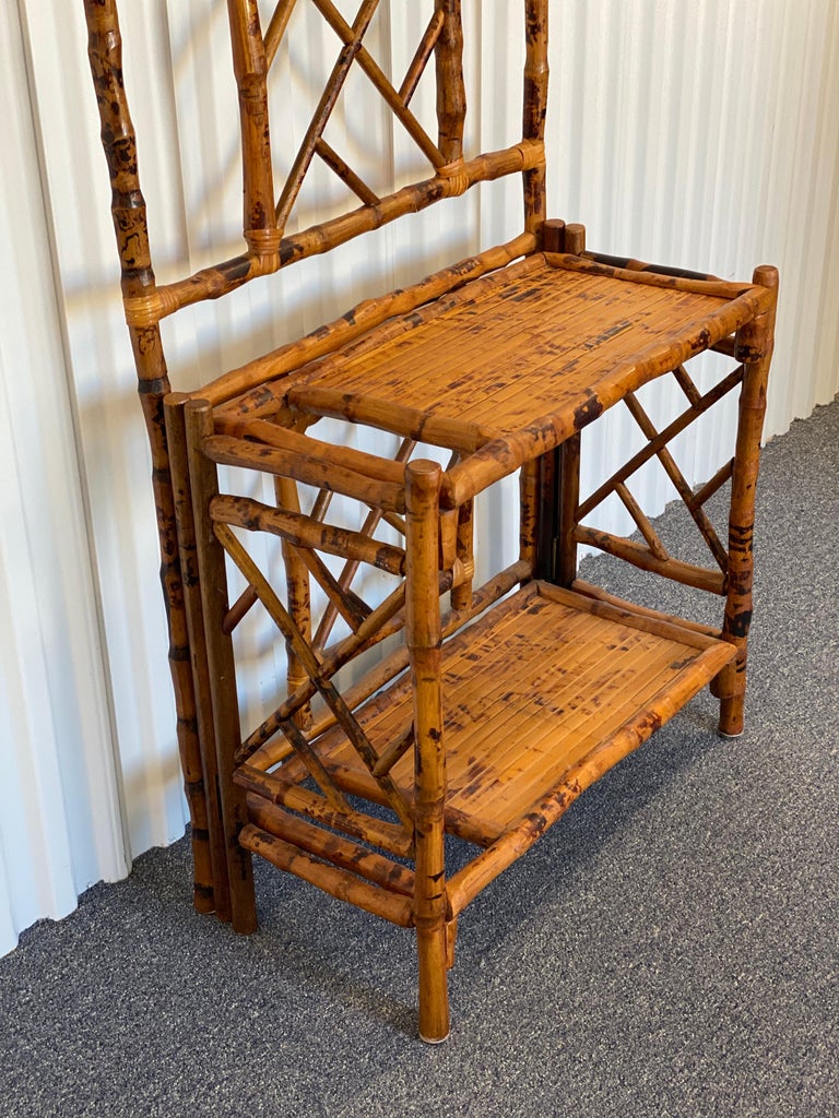 Antique English Bamboo Coat Rack Hall Stand at 1stDibs