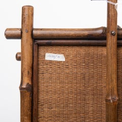 Hand-Crafted Antique Bamboo Magazine Rack, Early 20th Century, England
