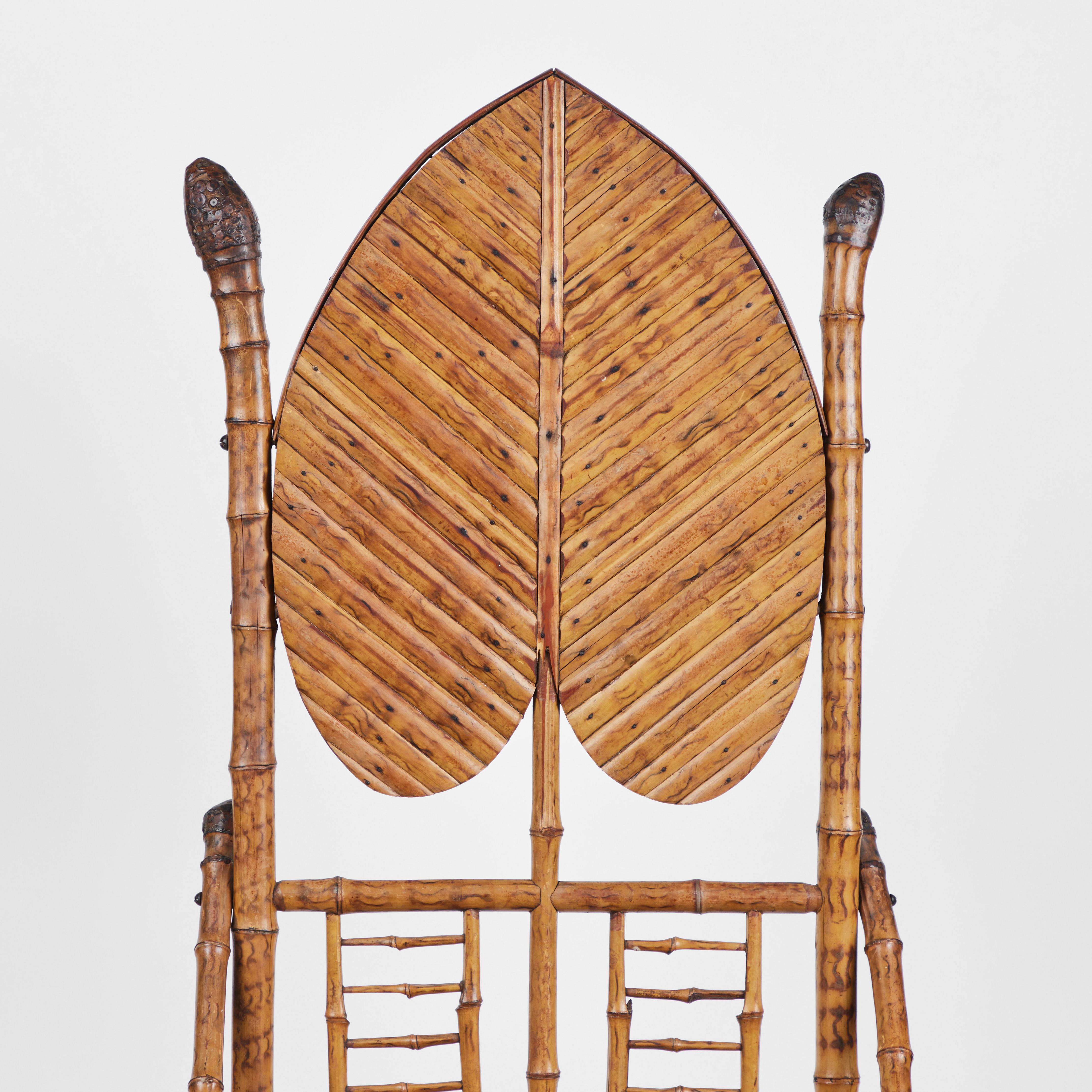 Antique English Bamboo Side Chair, C. 1890 2