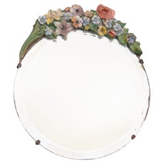 Antique Mirror inglese Barbola Dresser Vanity Table, circa 1920