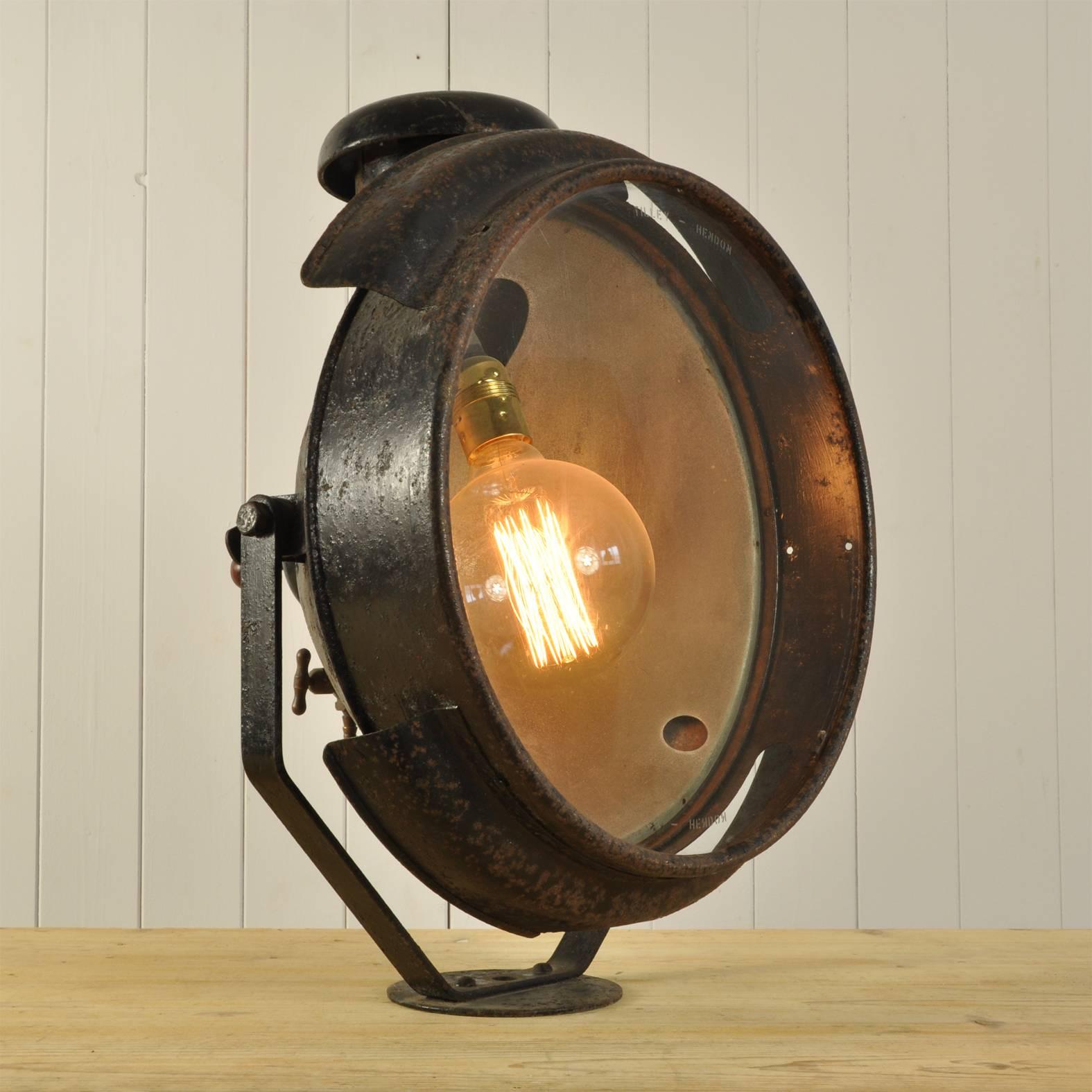 Early 20th Century Antique English Barge Lantern For Sale