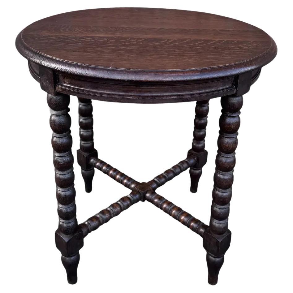 Tablette d
appoint Bobbin Twist anglaise ancienne en vente