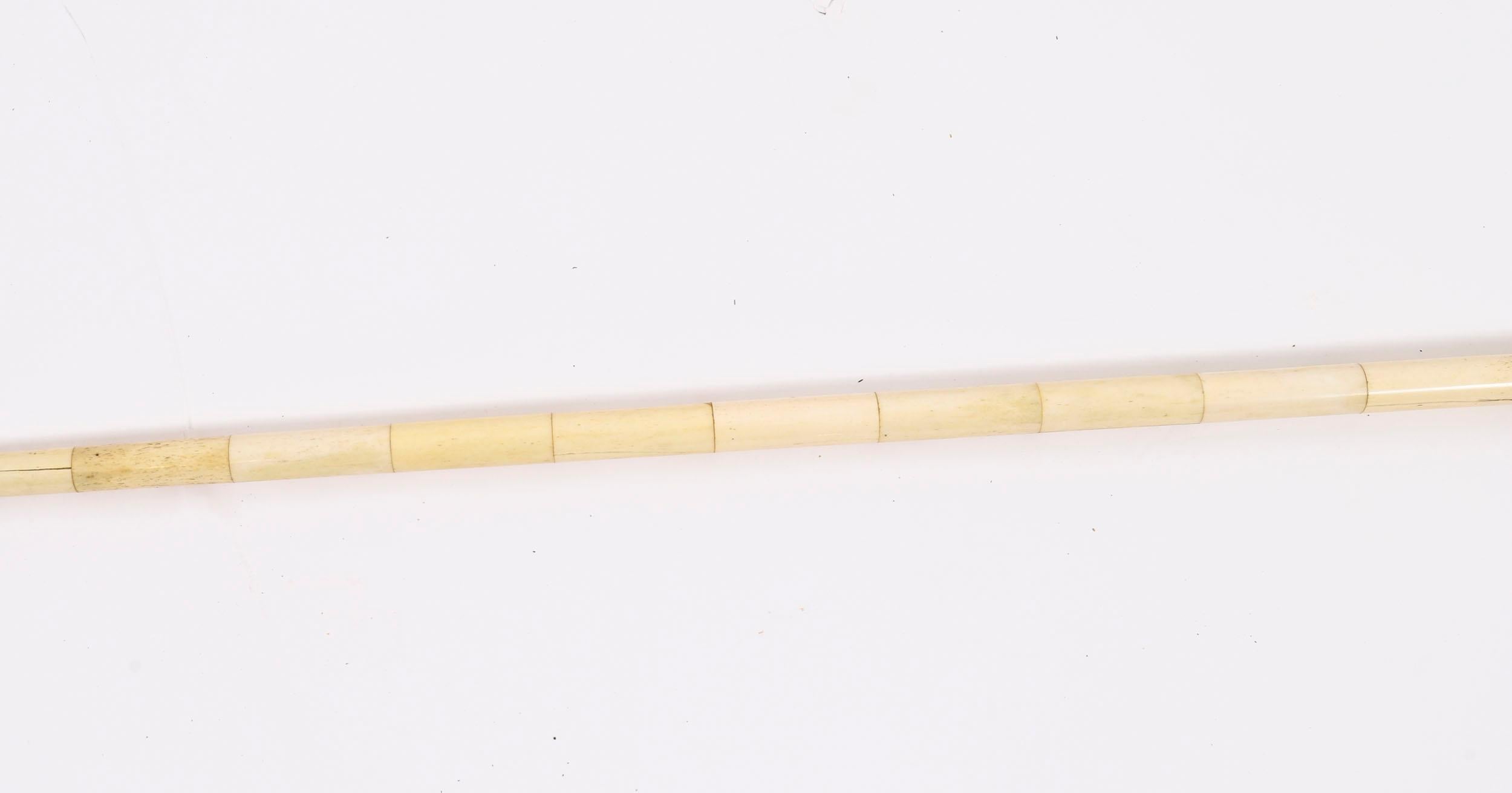 Antiguo bastón telescópico inglés de hueso Siglo XIX 92cm/36 pulgadas en venta 8