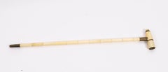Antique English Bone Telescope Walking Stick Cane 19th Century 92cm/36 inches