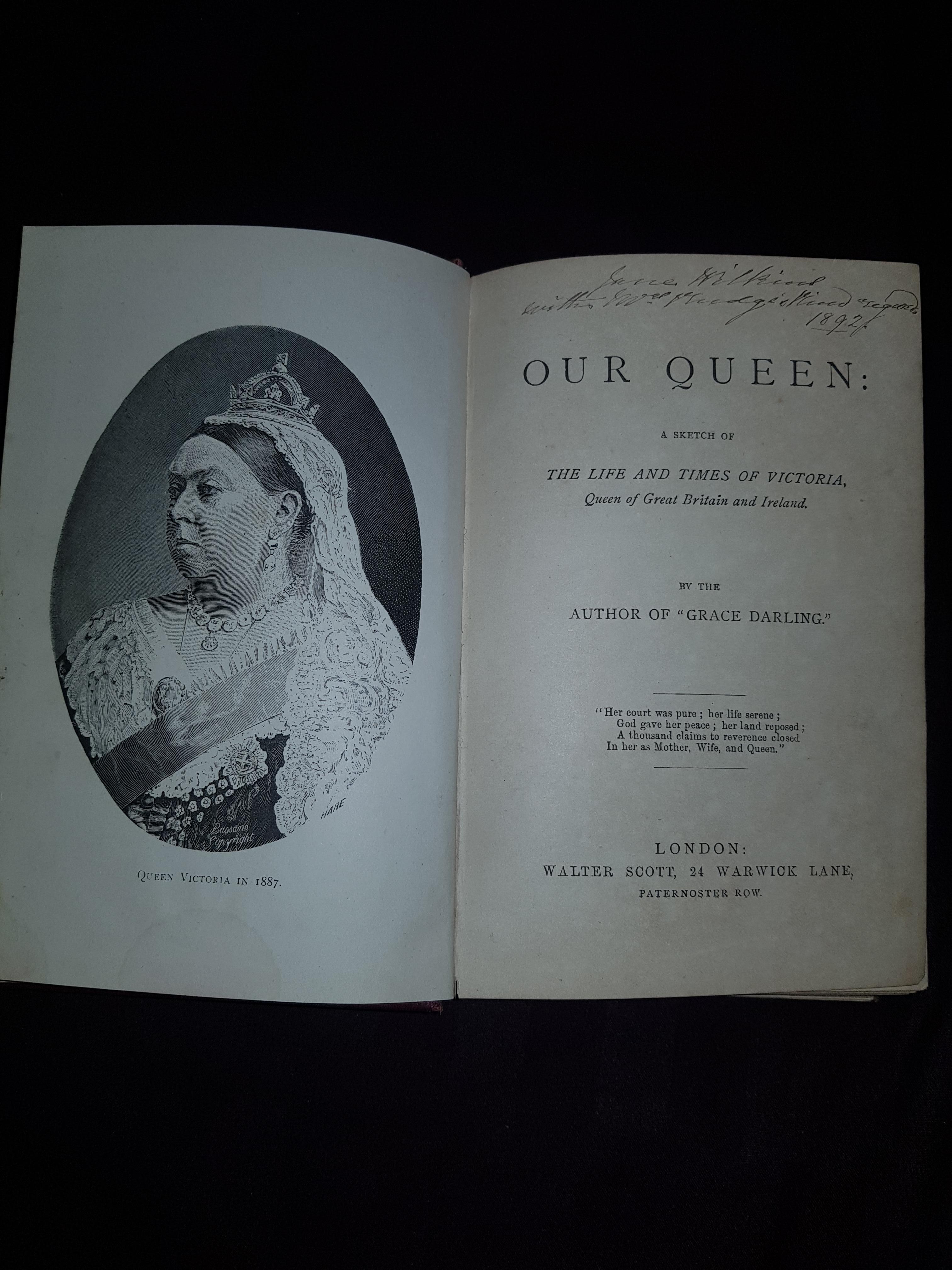 Other Antique English book Our Queen '1887' For Sale