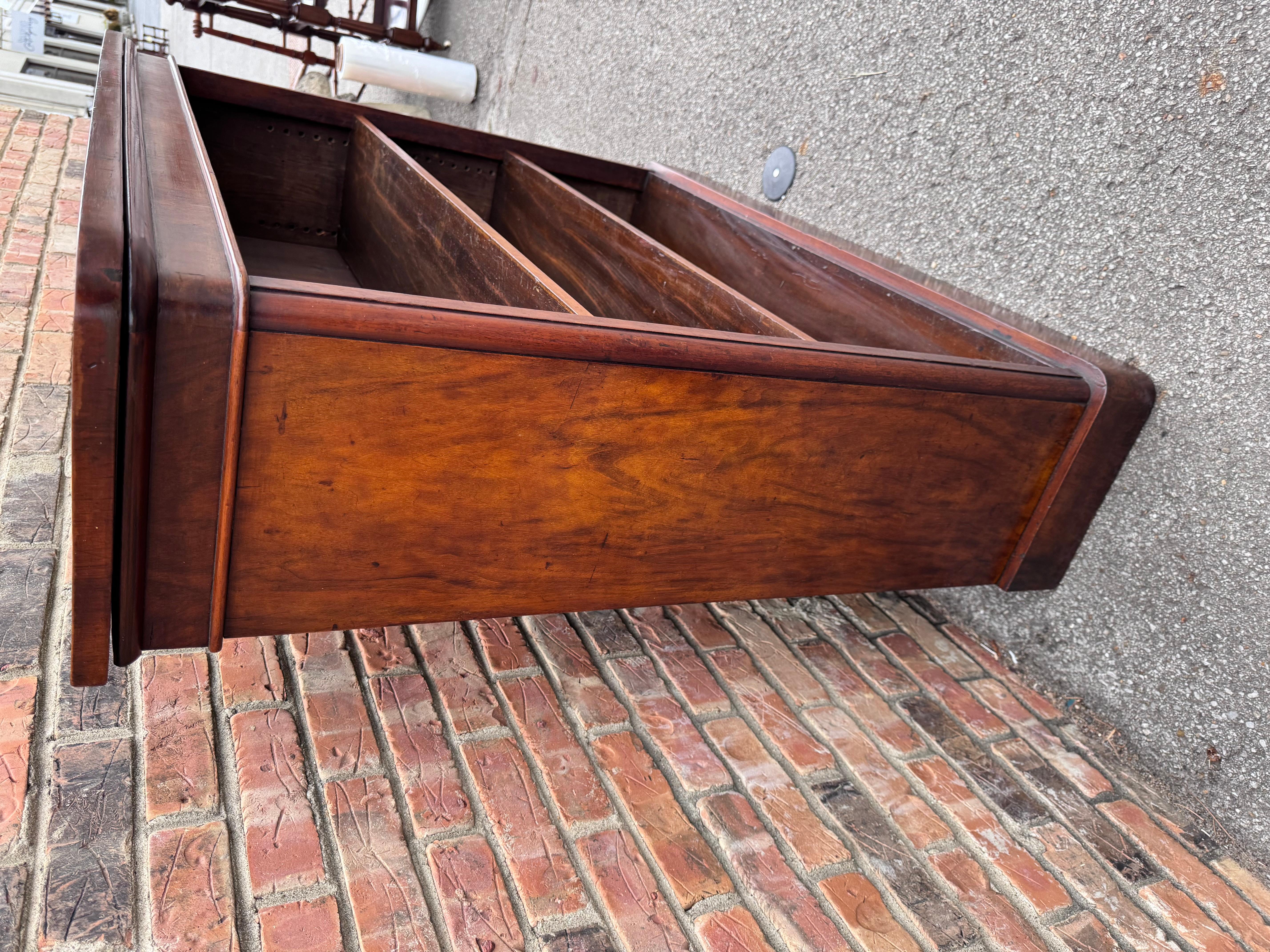Wood Antique English Book Shelve For Sale