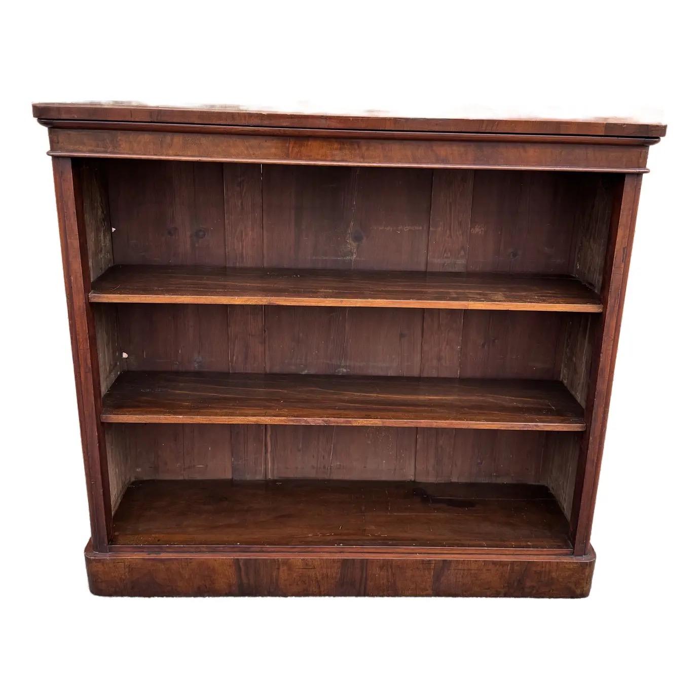 Antique English Book Shelve For Sale 4