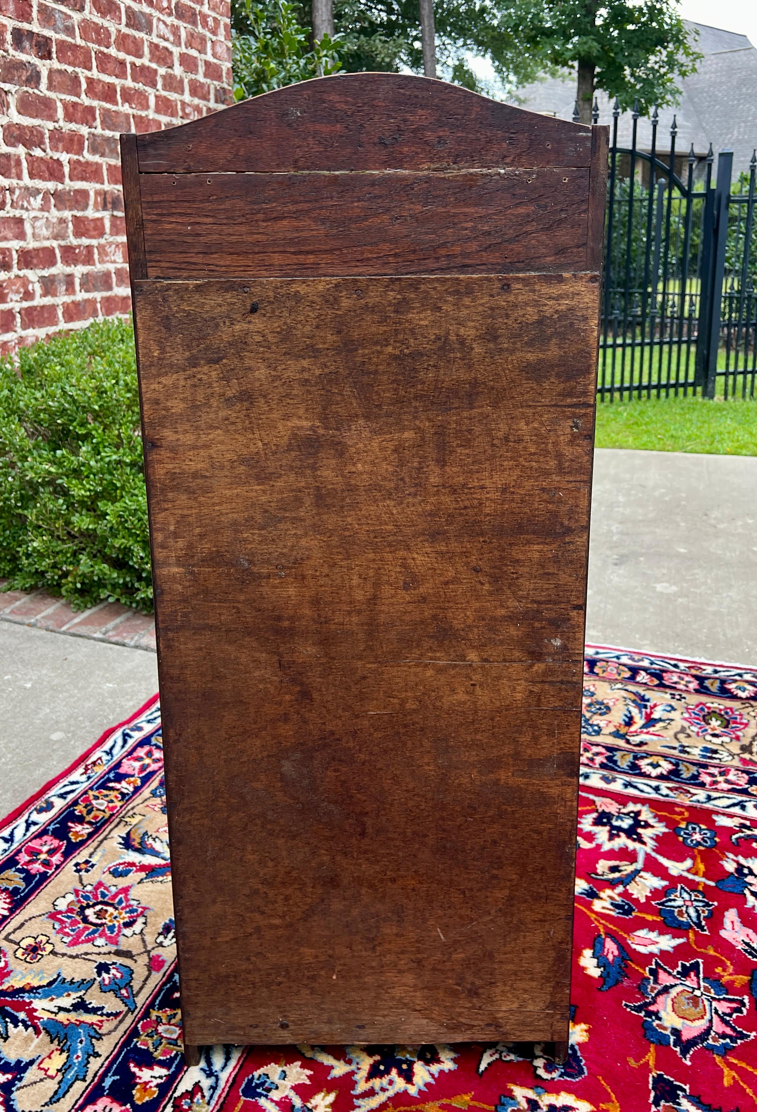 Antique English Bookcase Bookshelf Display Cabinet Barley Twist Honey Oak c1920s 10