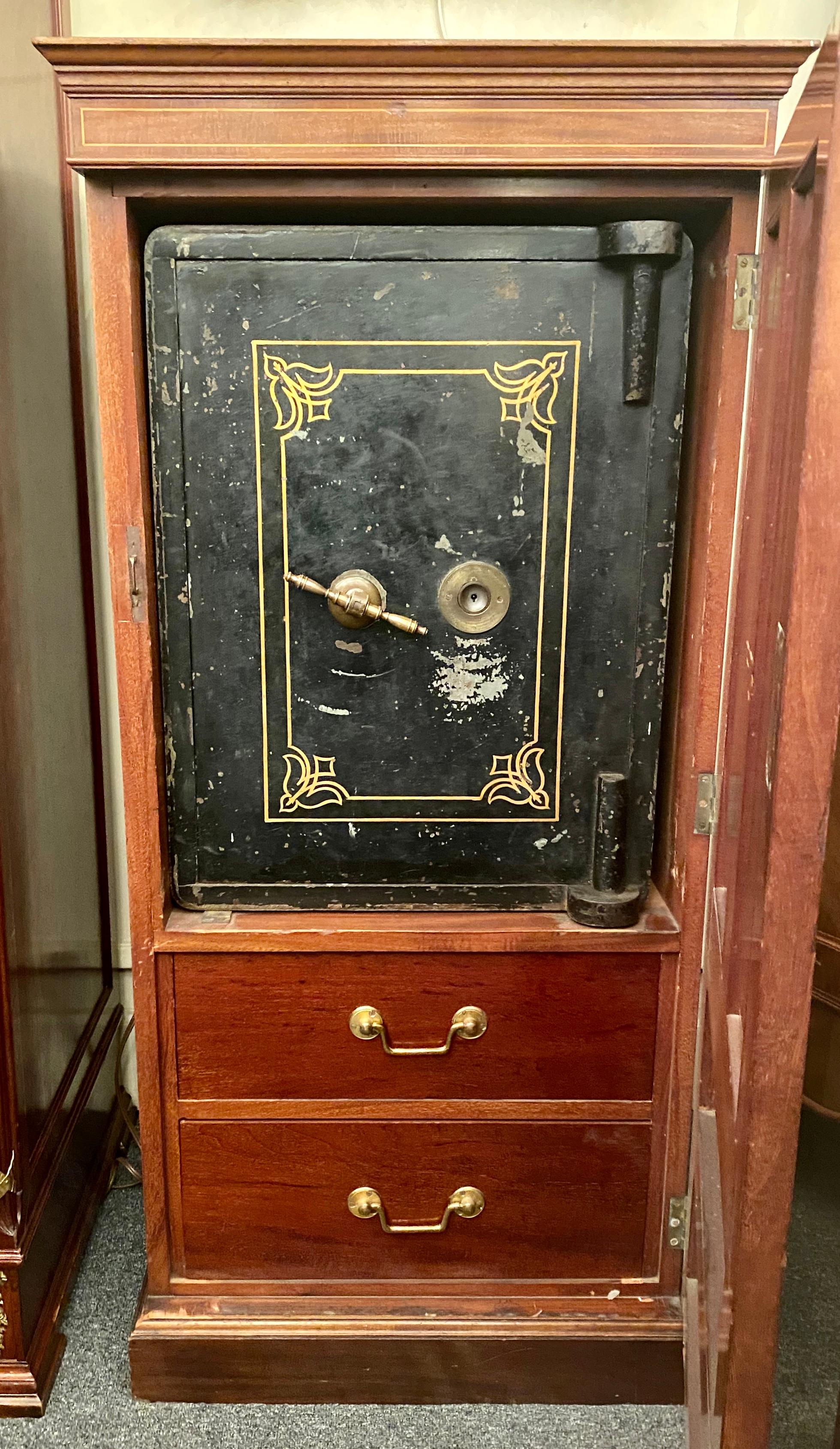 hidden safe cabinet