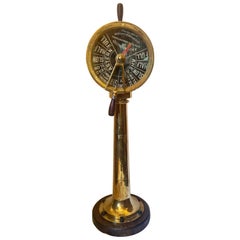 Antique English Brass "A. Robinson & Co." Ship's Working Telegraph, Ca. 1920's