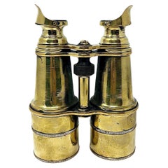 Antique English Brass Binoculars, Circa 1910.