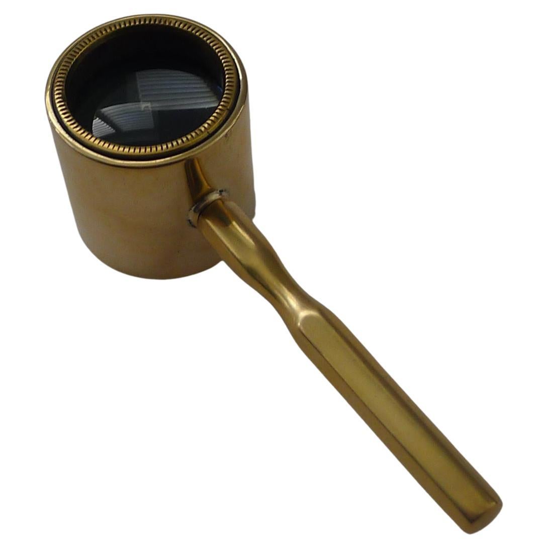 Antique English Brass Coddington Magnifying Glass c.1880
