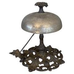 Antique English Brass reception bell 19th Century