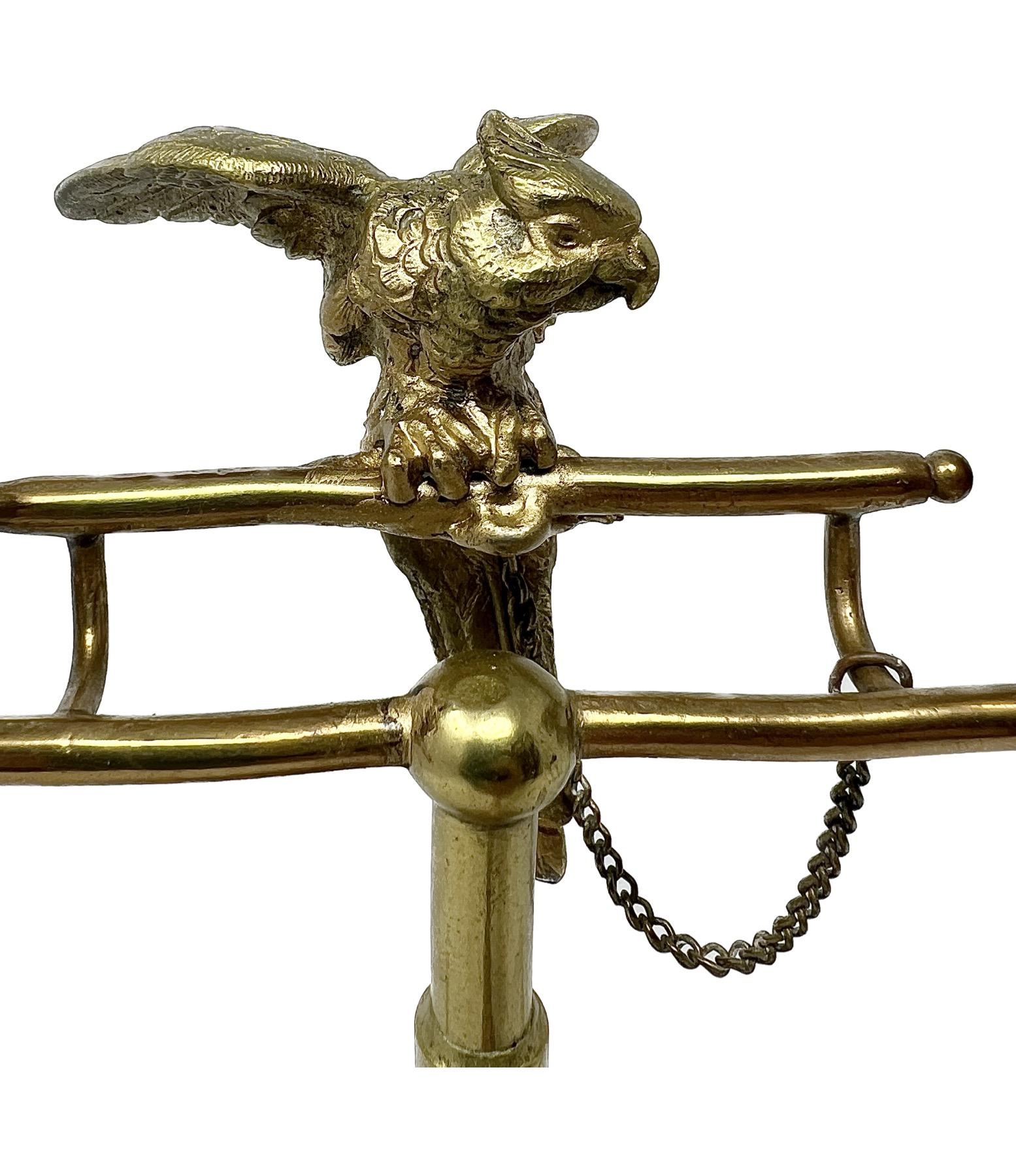 Antique English Brass Ring or Thread Holder, Circa 1880. For Sale 1