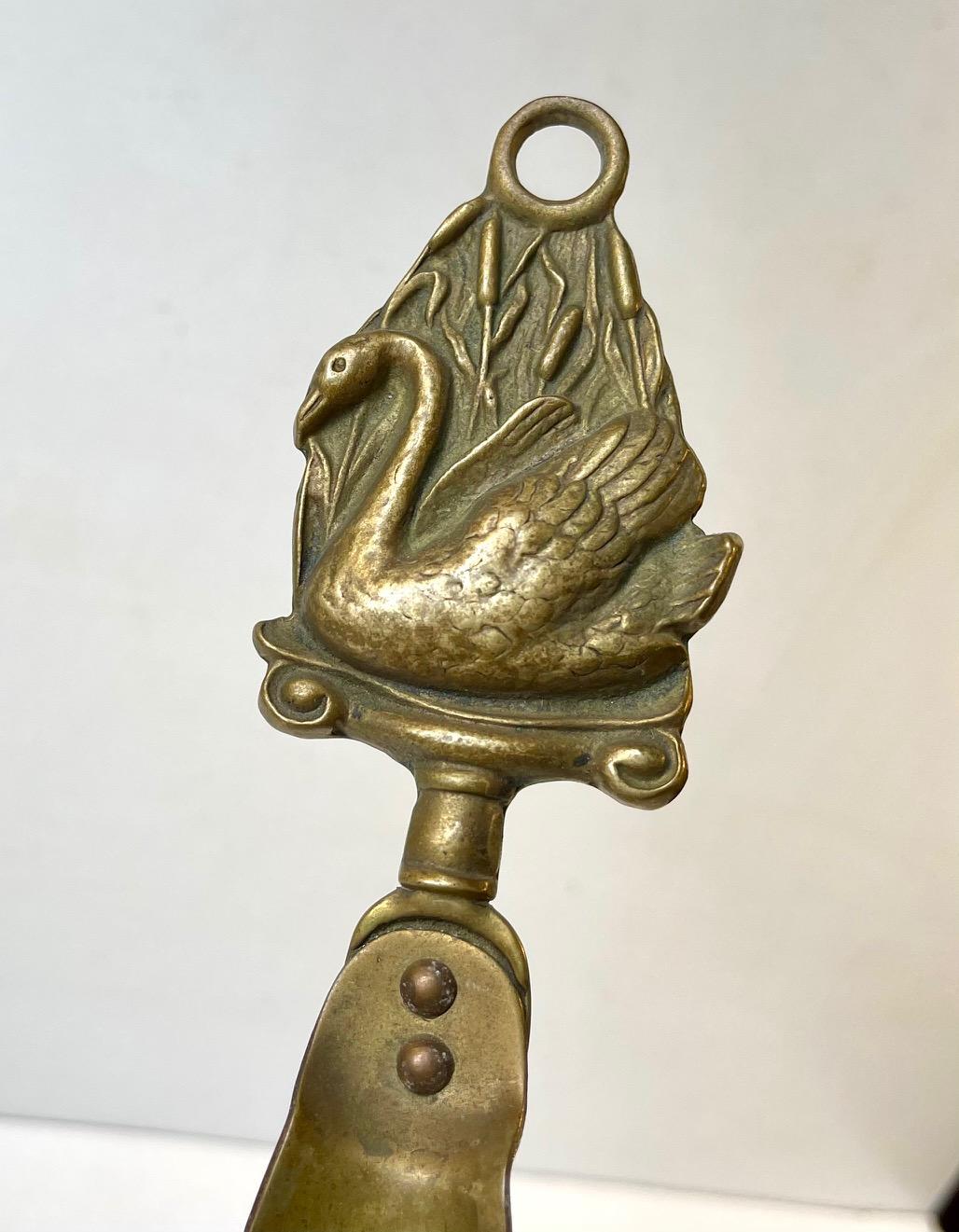 Vintage Etched Brass Shoe Horn Schoenen Inlegzolen & Accessoires Schoenlepels shoe horn etched with Scottish Thistle useful vintage gift 