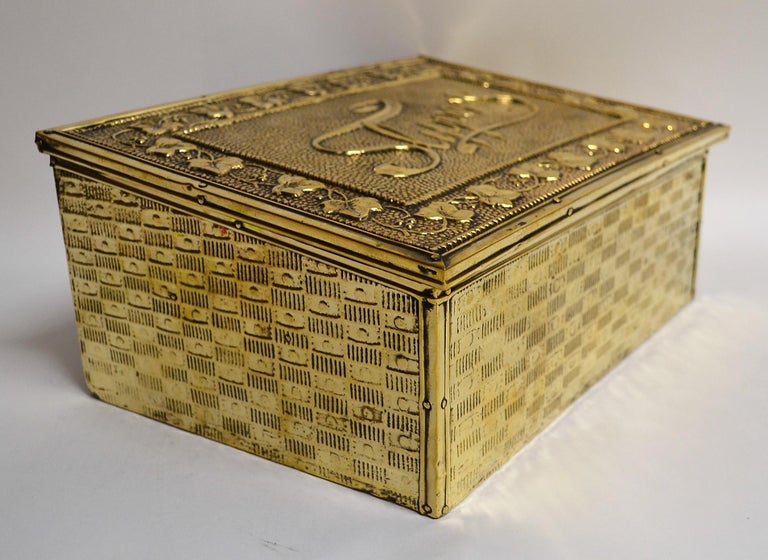 Antique English Brass Slipper Box at 1stDibs antique slipper box