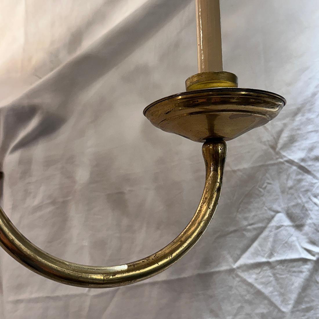 Anglais Lustre en bronze anglais ancien en vente