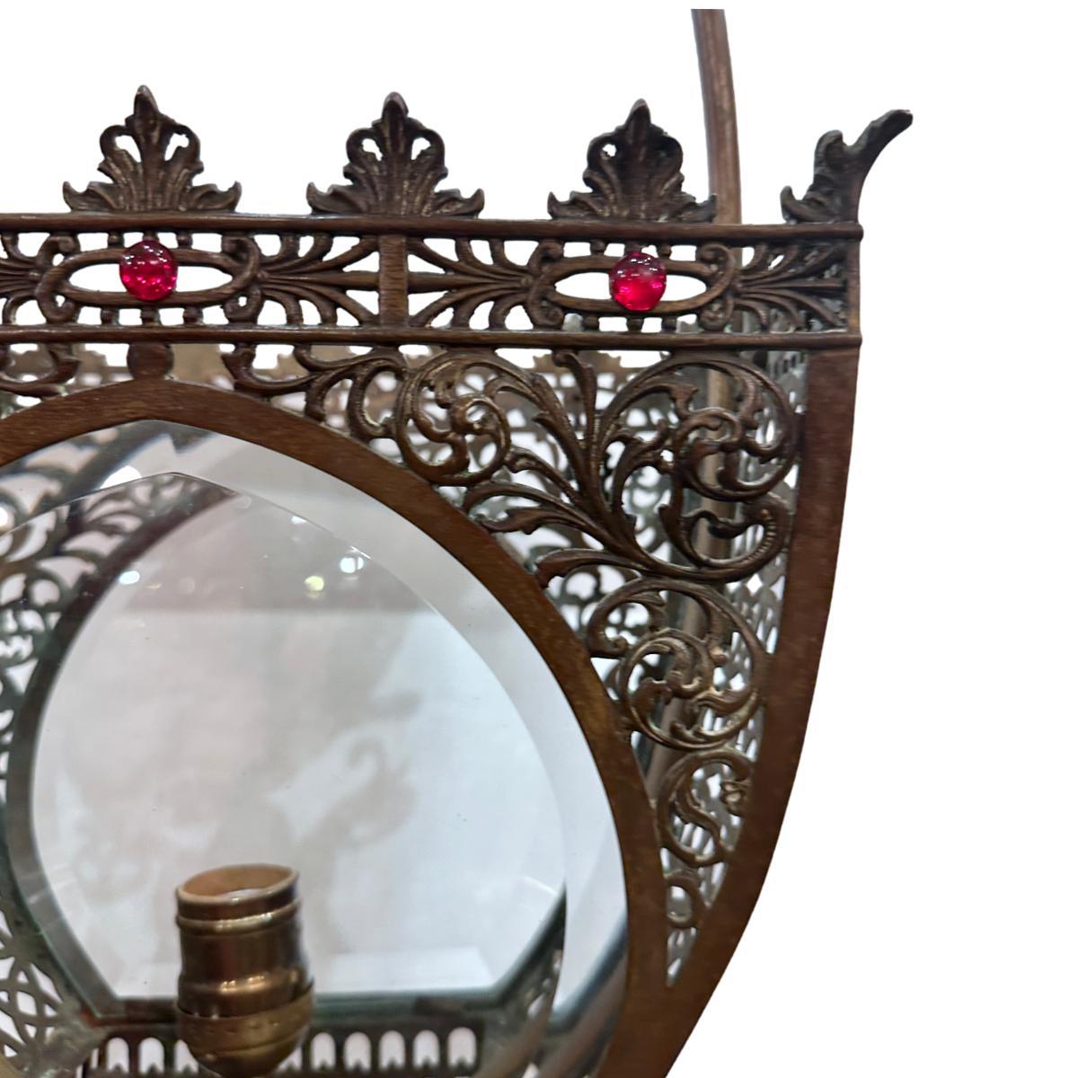 Début du 20ème siècle Lanterne anglaise ancienne en bronze en vente