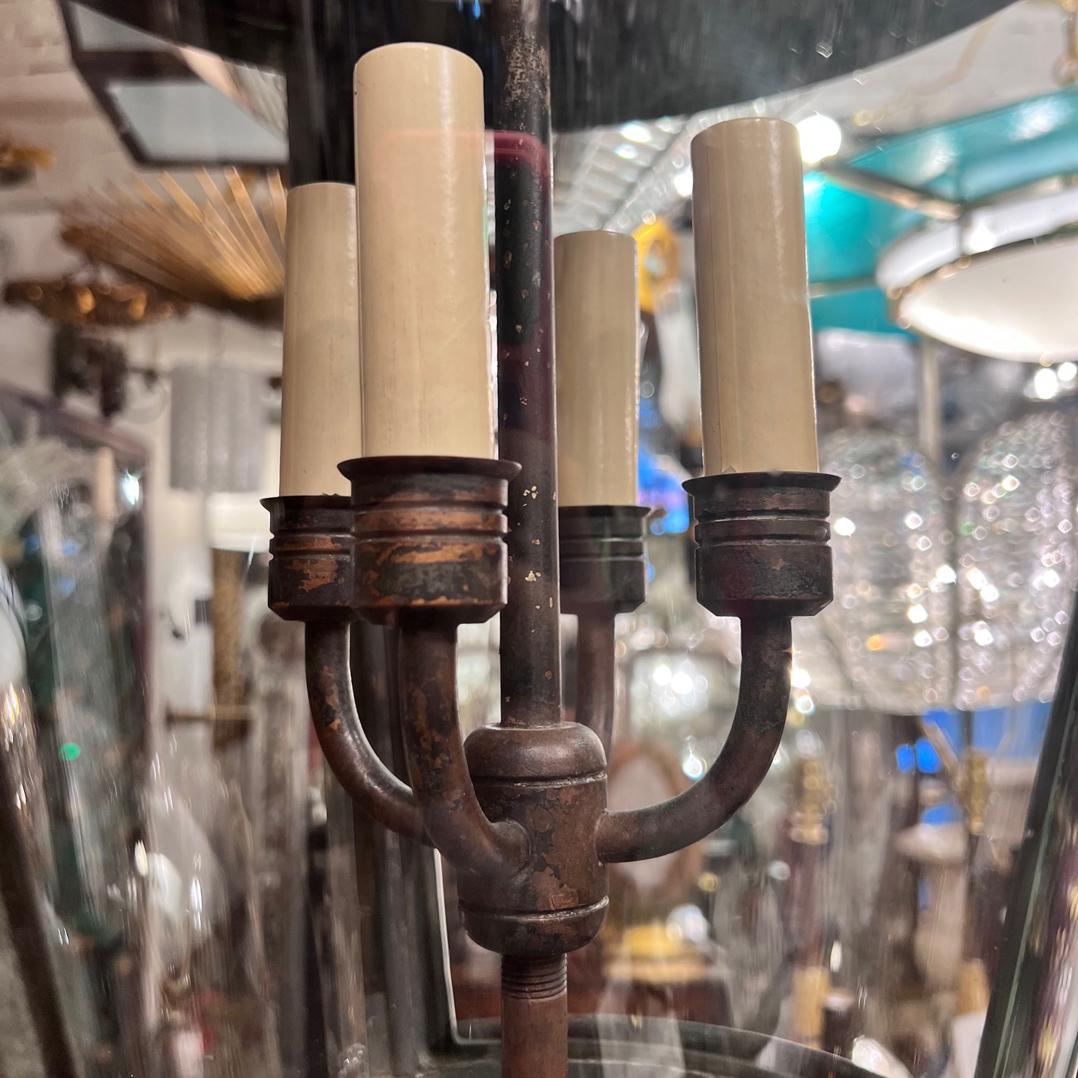 Antique English Bronze Lantern For Sale 2