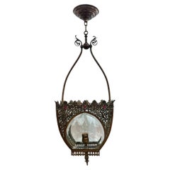 Lanterne anglaise ancienne en bronze